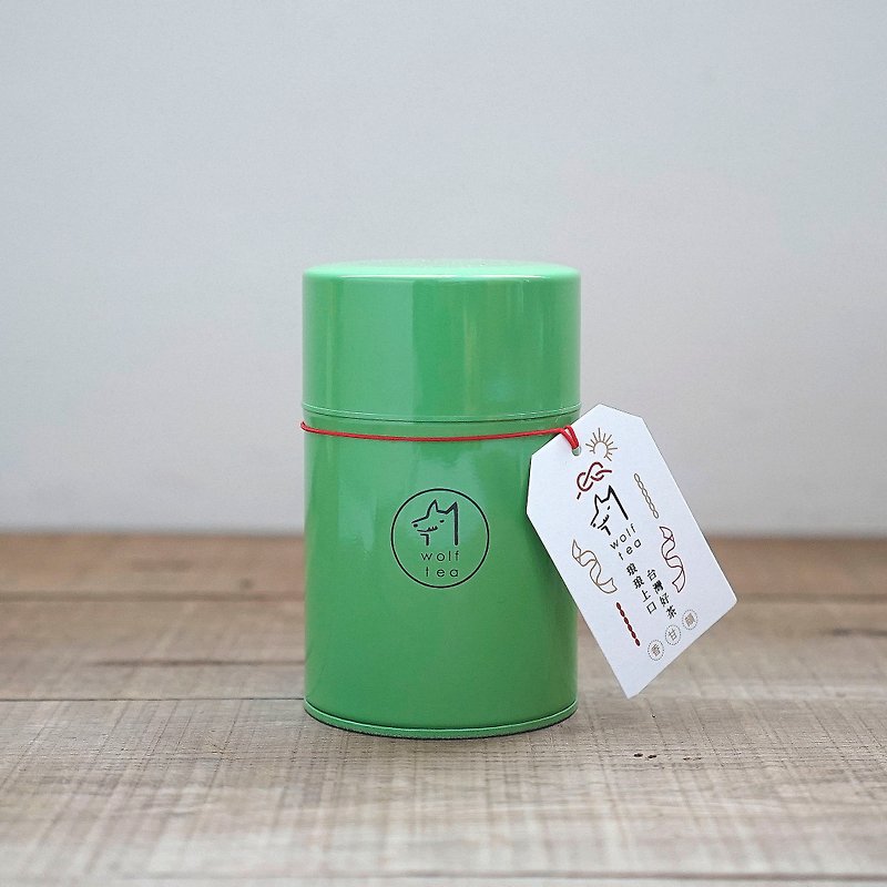 【Wolf Tea】Green Wolf Tea Canister - Rhythmic Oolong Tea - ชา - อาหารสด สีเขียว