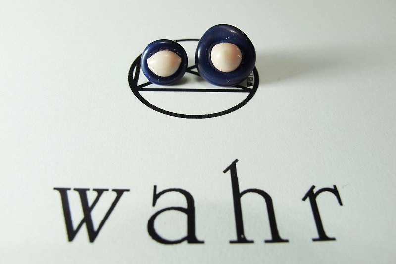【Wahr】哥哥弟弟耳環(一對) - 耳環/耳夾 - 其他材質 