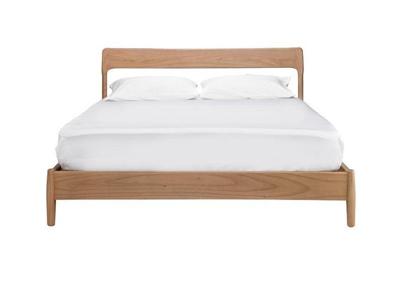 UWOOD 簡約雙人加大床架【DENMARK丹麥梣木】 - 其他家具 - 木頭 金色