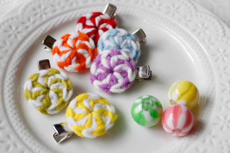 Christmas gift. Candy styling hairpin six into the group - Hair Accessories - Other Materials Multicolor