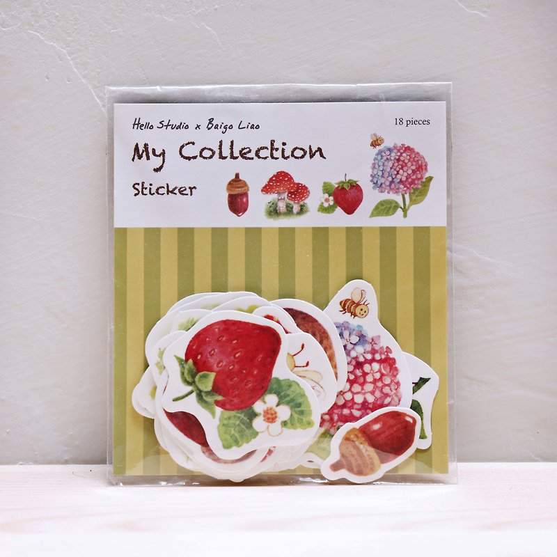 My collection series │ Sticker Pack - สติกเกอร์ - กระดาษ หลากหลายสี