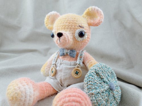 【手染针织熊●benny the bear】