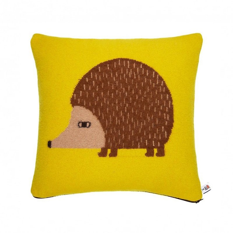 【冬季特賣】Hedgehog 純羊毛抱枕 | Donna Wilson - 枕頭/咕𠱸 - 羊毛 黃色