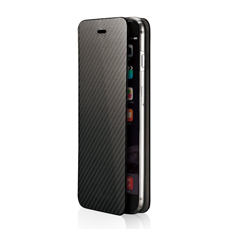 monCarboneポートフォリオiPhone 6プラス/ 6Sプラス保護シェル/黒 - スマホケース - その他の素材 ブラック