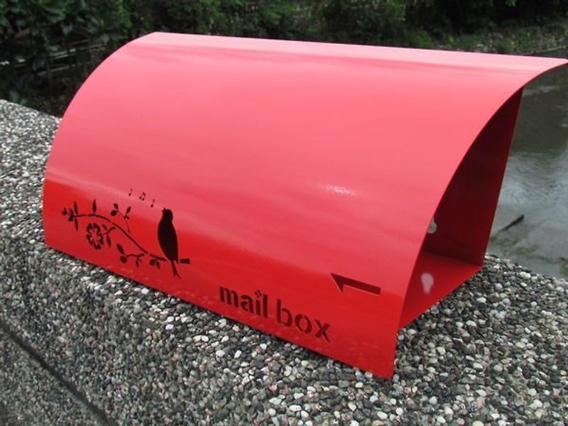 Horizontal Stainless Steel mailbox, colorful colors, durable quality, adhere to the top Stainless Steel material horizontal mailbox - ของวางตกแต่ง - วัสดุอื่นๆ หลากหลายสี