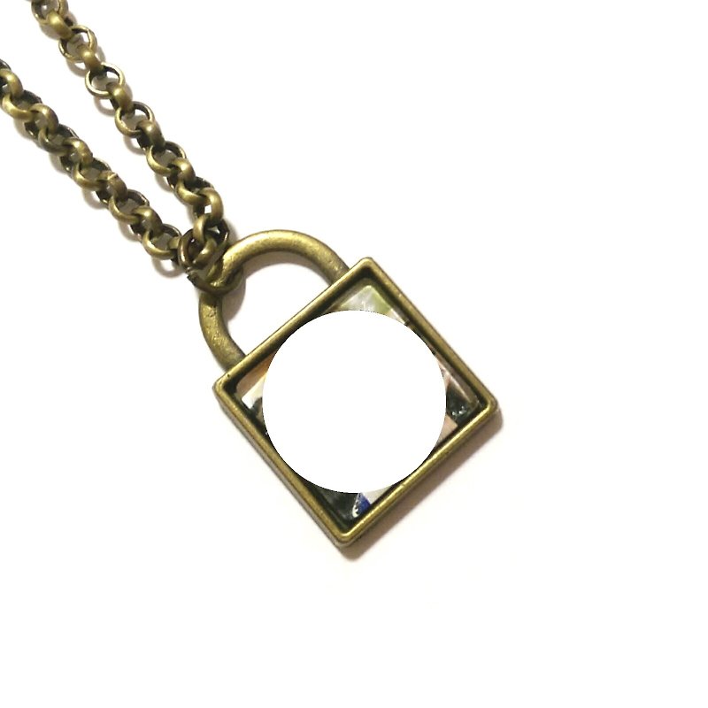【Customized】Time Gemstone Necklace - สร้อยคอ - โลหะ สีทอง