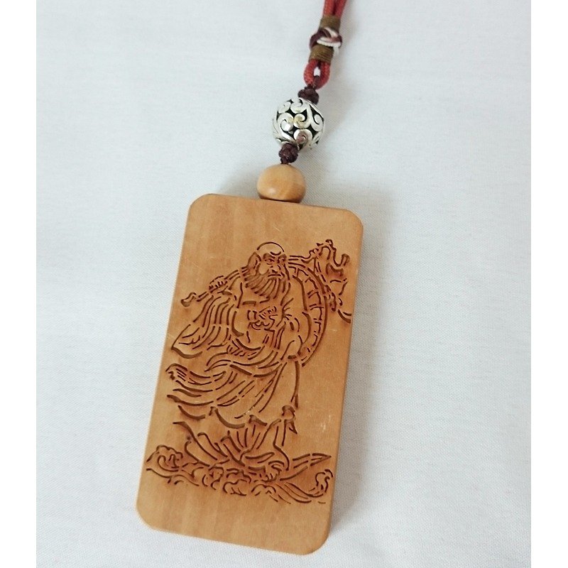 ㊣Indian Laoshan Sandalwood Ornaments--Master Bodhidharma - Items for Display - Wood Multicolor