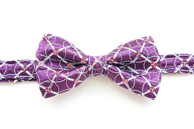 Mary's Bicycle Prince bow tie - Ties & Tie Clips - Other Materials Purple