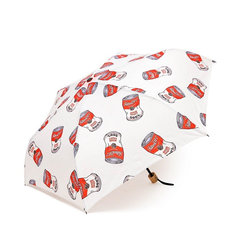 防水材質 雨傘/雨衣 多色 - Filter017 Dazzle Shield Folding Umbrella 湯罐折疊晴雨傘