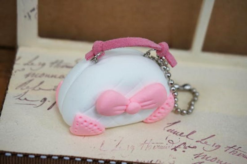 Handmade sweet package shall Charm - Keychains - Other Materials Yellow