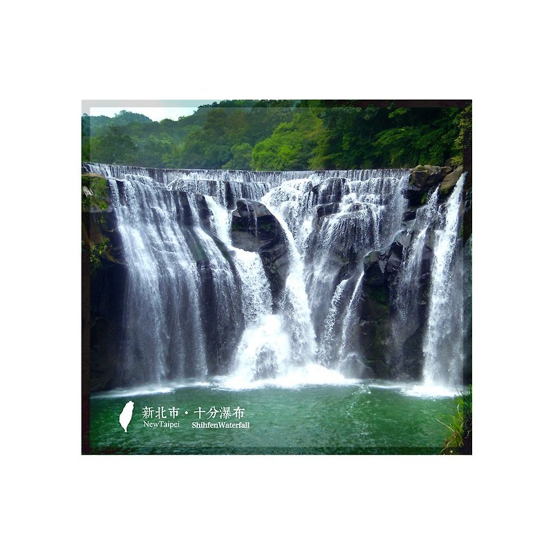[Universal] Taiwan series very Falls cloth wipes ll - กล่องแว่น - วัสดุอื่นๆ สีเขียว