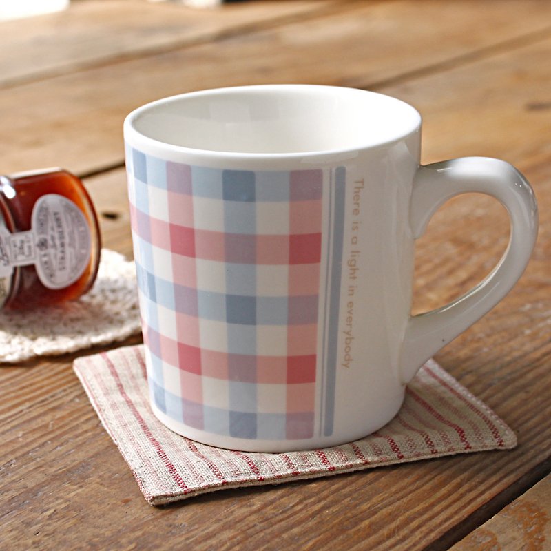 U-PICK原品生活 夏日点格系列陶瓷水杯 水杯 咖啡杯 杯子 - 茶具/茶杯 - 其他材質 