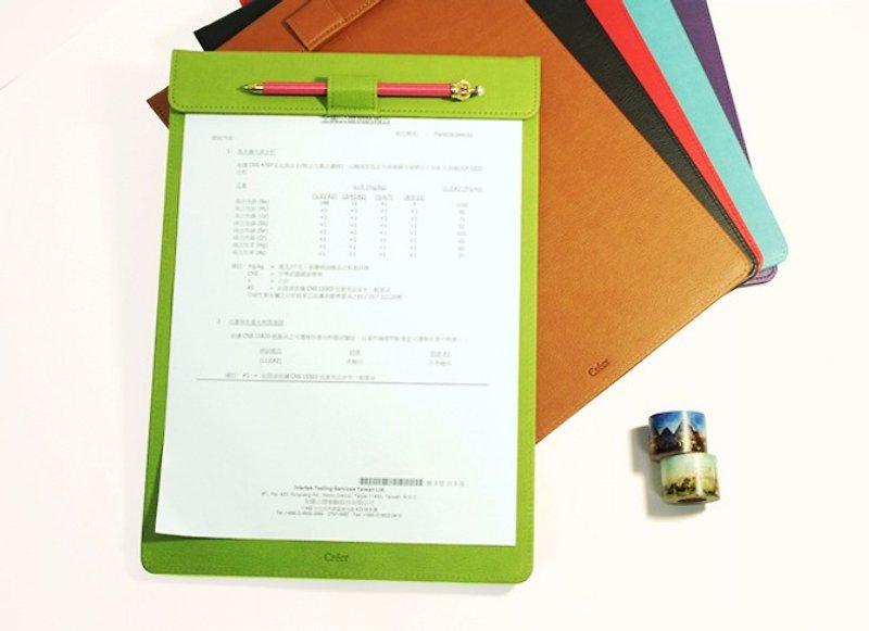 【Creer】A4/13K筆插磁性板夾 - 文件夾/資料夾 - 其他材質 多色