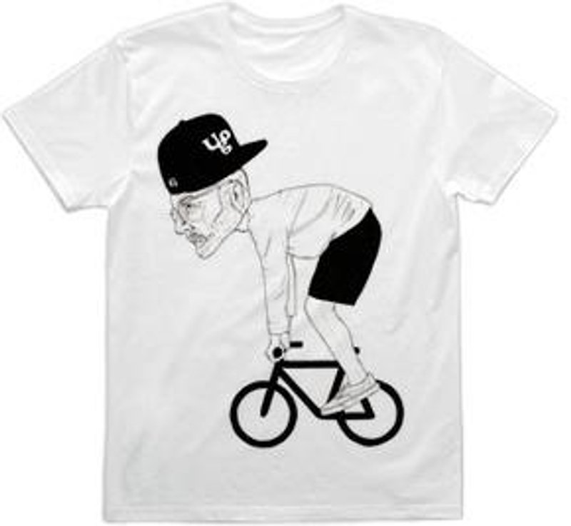beard　bicycle（4.0oz） - 男 T 恤 - 其他材質 
