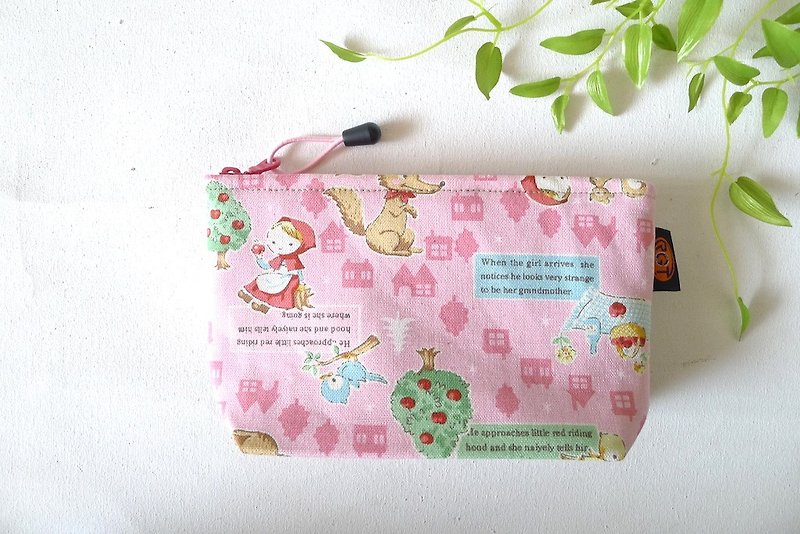 ✎ Japanese Little Red Riding Hood and the Big Bad Wolf | Universal bag / cosmetic bag - Toiletry Bags & Pouches - Other Materials 