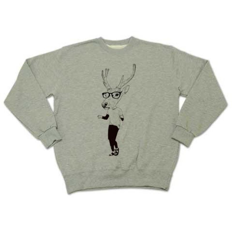 Comical Deer (sweat) - Men's T-Shirts & Tops - Other Materials 