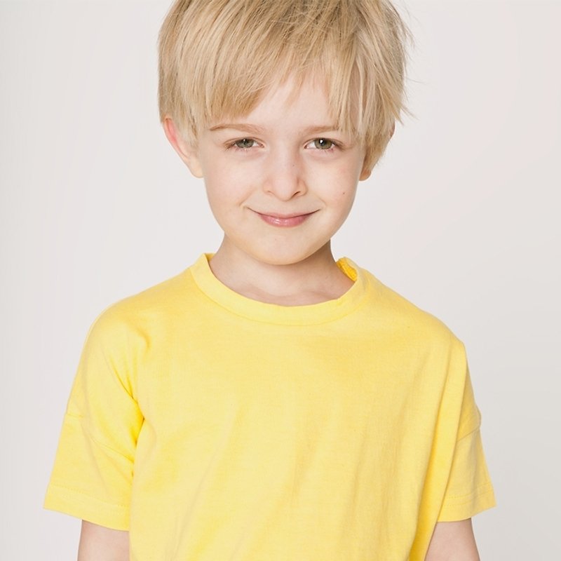 瑞典有機棉童裝Shampoodle黃彩休閒上衣 - 其他 - 棉．麻 黃色