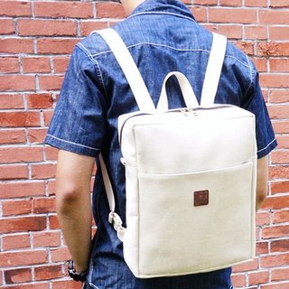 Tofu Brick Backpack - (Natural Color)