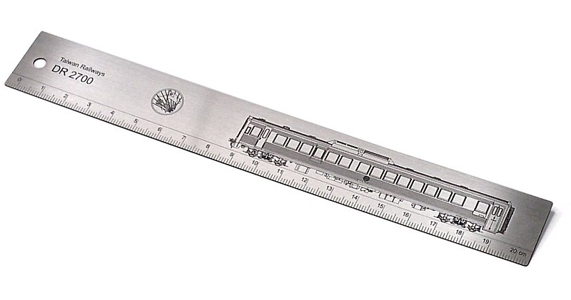 Taiwan Railway Stainless Steel Ruler-Guanghua (DR2700) - Other - Other Metals Gray