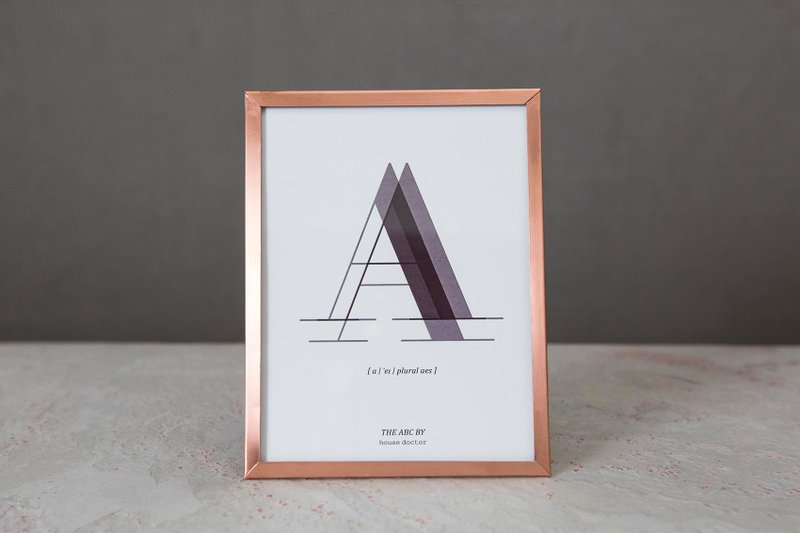 House Doctor Copper side frame - Picture Frames - Other Materials Pink