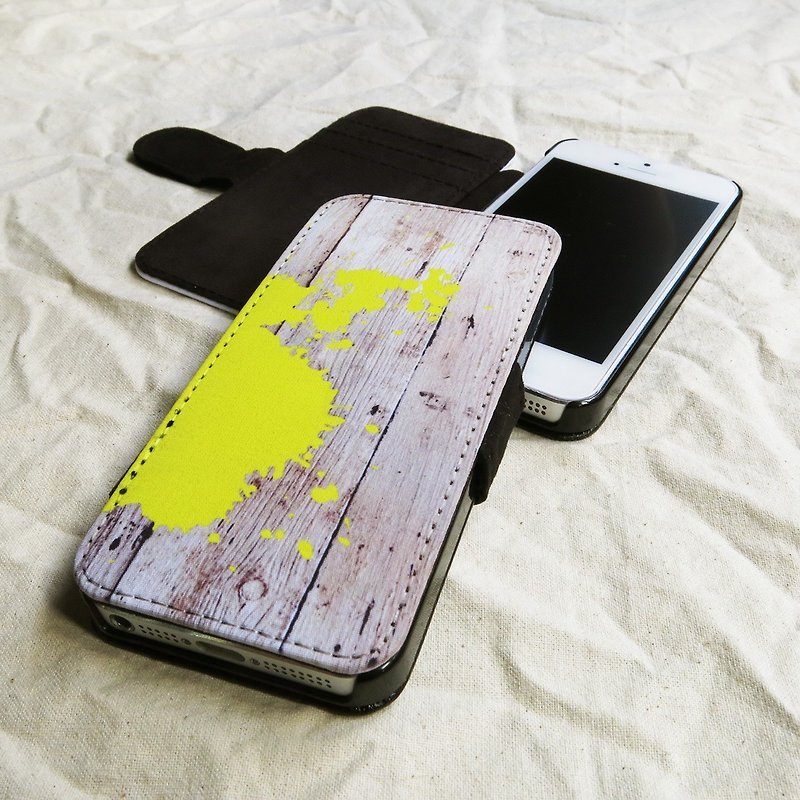 OneLittleForest - Original Mobile Case - iPhone 5, iPhone 5c, iPhone 4- fluorescent ink - เคส/ซองมือถือ - วัสดุอื่นๆ สีเหลือง
