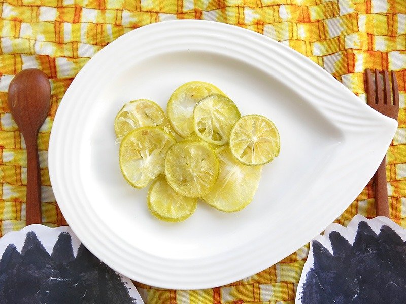 幸福果舖-手工屏東檸檬乾分享包 - 水果乾 - 新鮮食材 橘色