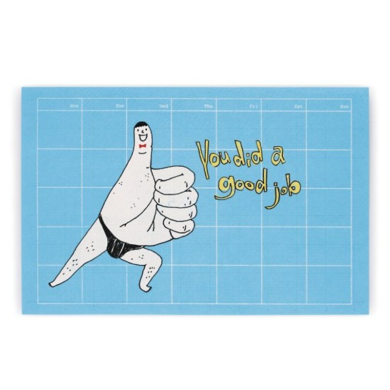 good job! / postcard - Cards & Postcards - Paper Blue