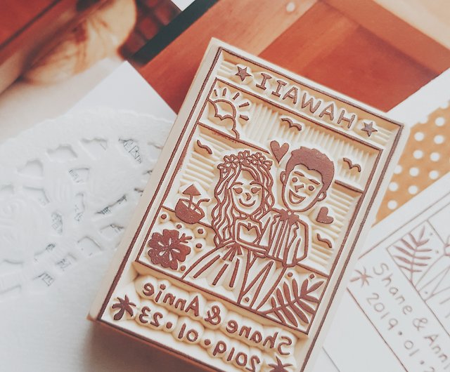 Polaroid Rubber Stamp  Rubber Stamps Made from Your Photos!