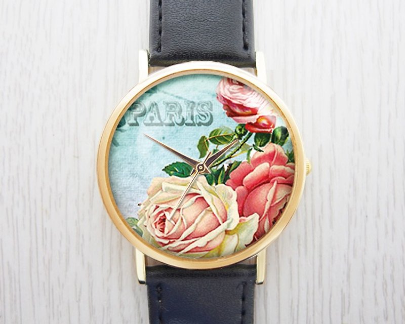 Vintage Rose-Ladies' Watches/Men's Watches/Unisex Watches/Accessories【Special U Design】 - Women's Watches - Other Metals Multicolor