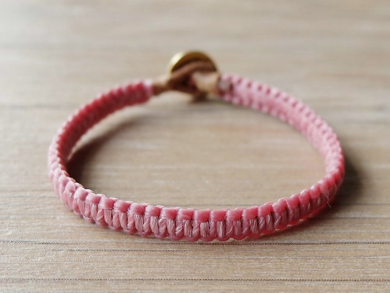 PURE wax bracelet - Bracelets - Other Materials Pink