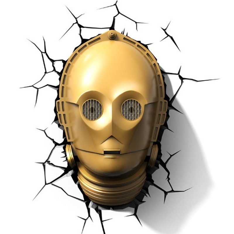 3D Light FX - Star Wars EP7 Series C-3PO - 3D立體造型燈 星際大戰EP7系列 C-3PO - 燈具/燈飾 - 塑膠 金色