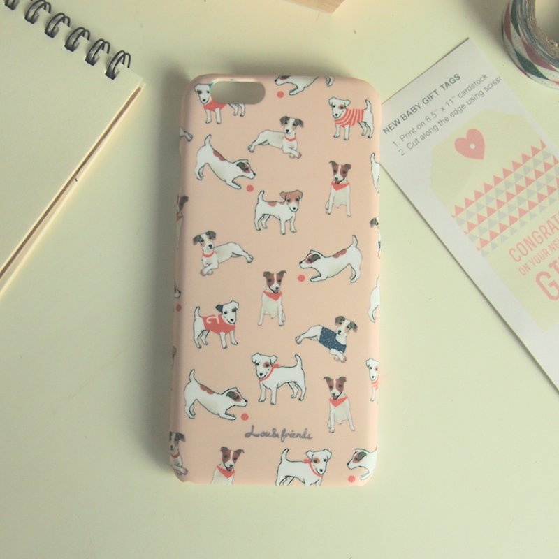 Jack Russell Case in Nude Pink for iPhone - Phone Cases - Plastic Pink