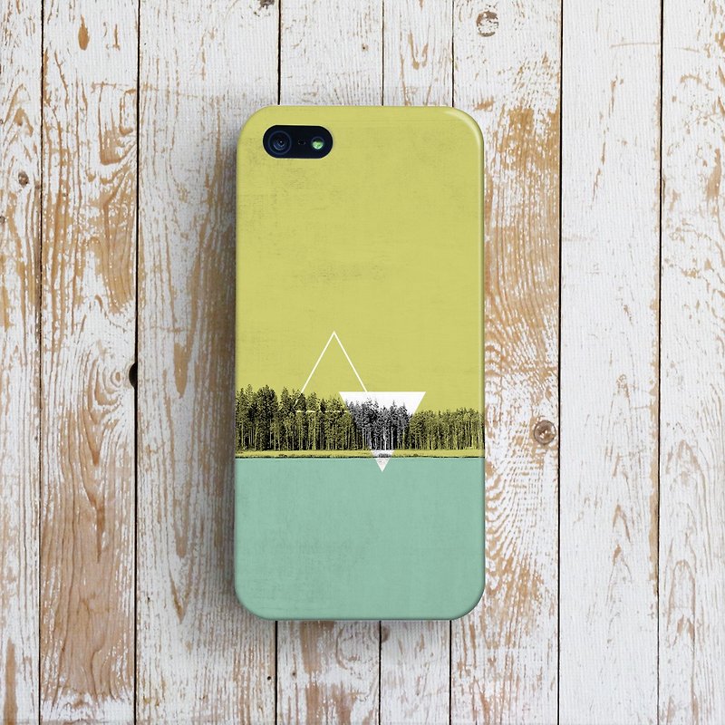Finland Forest -- Designer iPhone Case. Pattern iPhone Case. - เคส/ซองมือถือ - พลาสติก สีเขียว