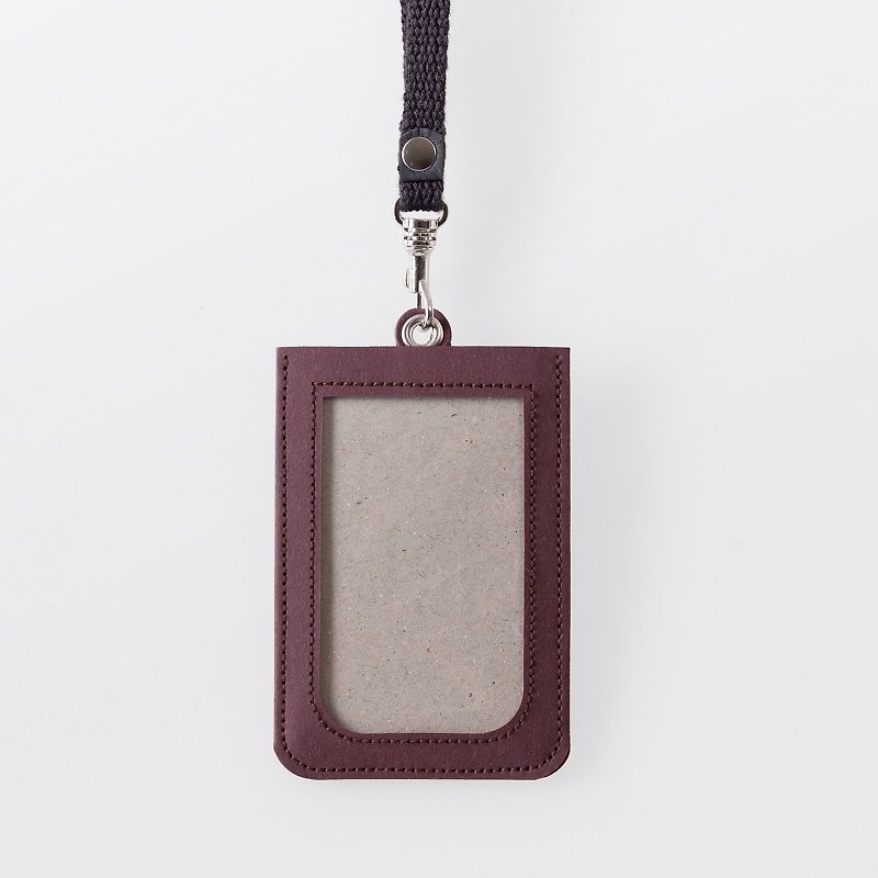 Washable Paper ID Badge Holder in Uluru Red - ID & Badge Holders - Paper Red