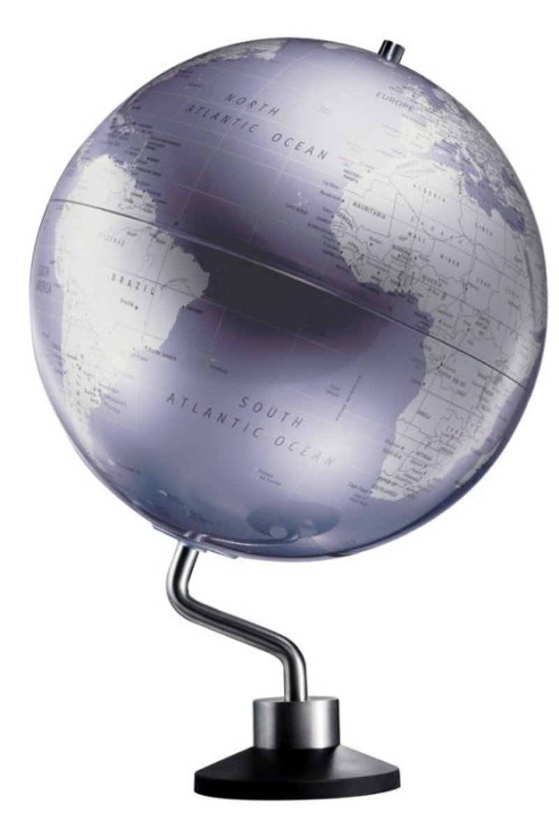 ScanGlobe Globe-BUSINESS CLASS - ของวางตกแต่ง - โลหะ สีน้ำเงิน