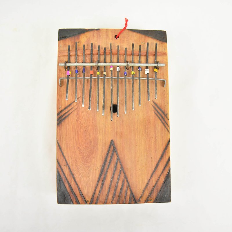 Traditional thumb piano kalimba_ big _ fair trade - กีตาร์เครื่องดนตรี - ไม้ สีทอง