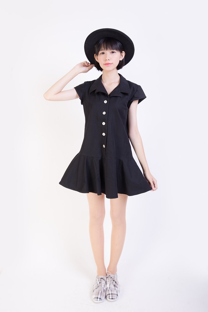 LBD 919_黑色小洋裝 - 連身裙 - 其他材質 黑色