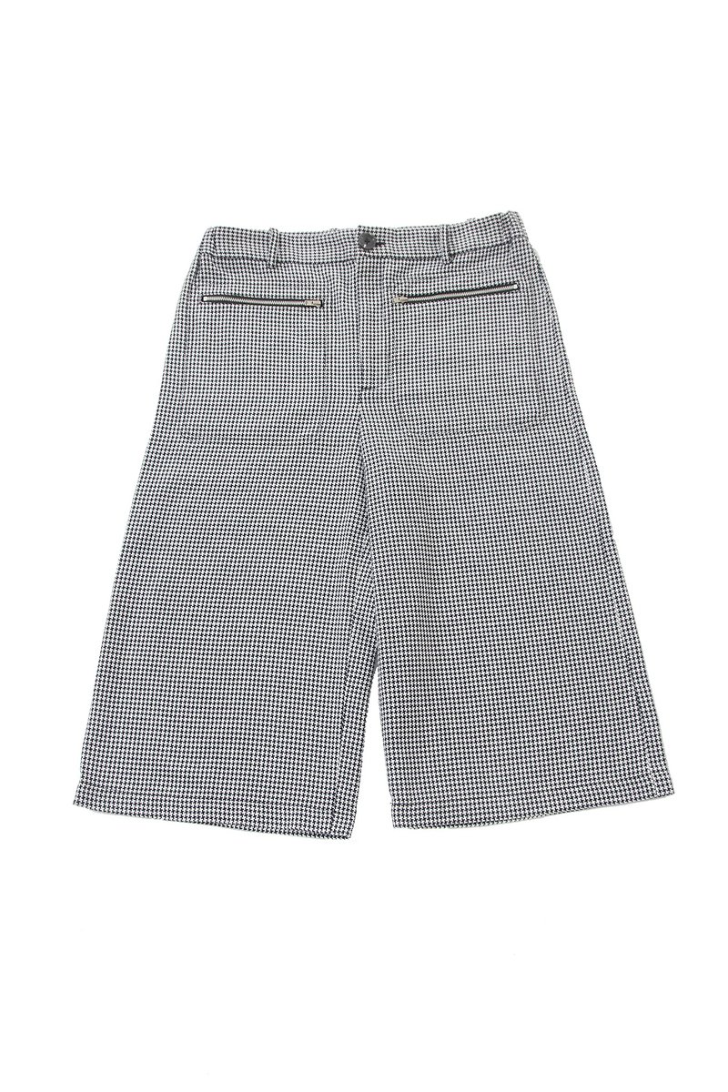 Sevenfold-Zipper pocket wide version pant (black) - Men's Pants - Cotton & Hemp 