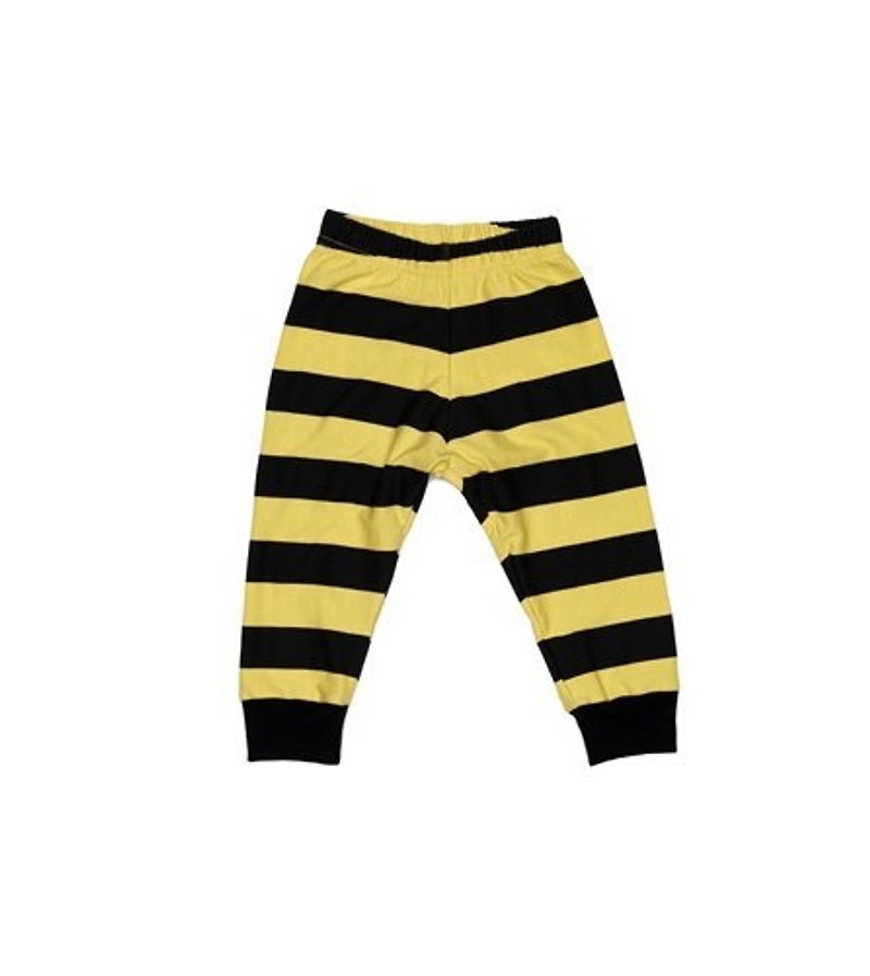 British yellow and black striped casual trousers - Other - Cotton & Hemp Yellow