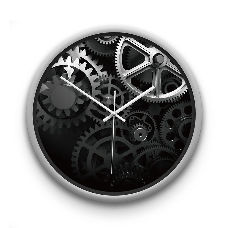 AppleWork iWatch creative wall clock: Settings PSIC-008 - นาฬิกา - พลาสติก สีดำ