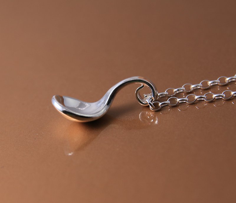 Engraving Accepted / Sterling Silver Charm / Silver Spoon - ของขวัญวันครบรอบ - เงินแท้ สีเงิน