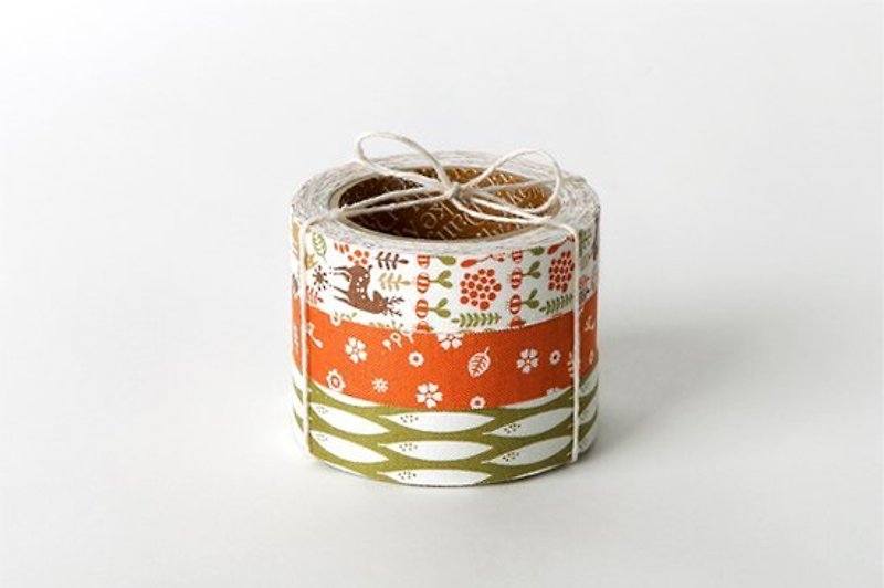 Nordic Dailylike fabric tape cloth tape (c into) 33-My Buddy, E2D54098 - Washi Tape - Other Materials Orange