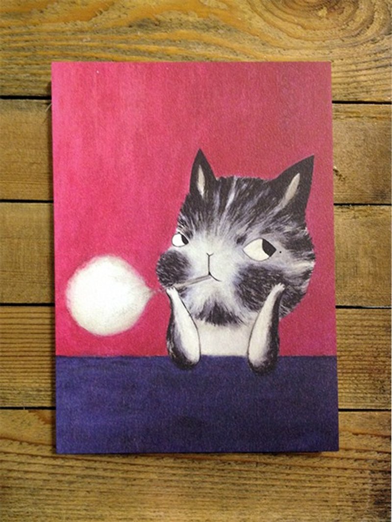 EmmaAparty illustrator notebook: swallowing fog cat - สมุดบันทึก/สมุดปฏิทิน - กระดาษ 