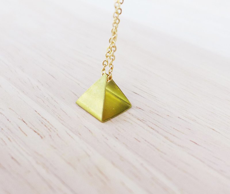 黃銅項鍊【樹的形狀】-XIAO ◆哲學家系列 禮物 黃銅 手工 特別 情人節
