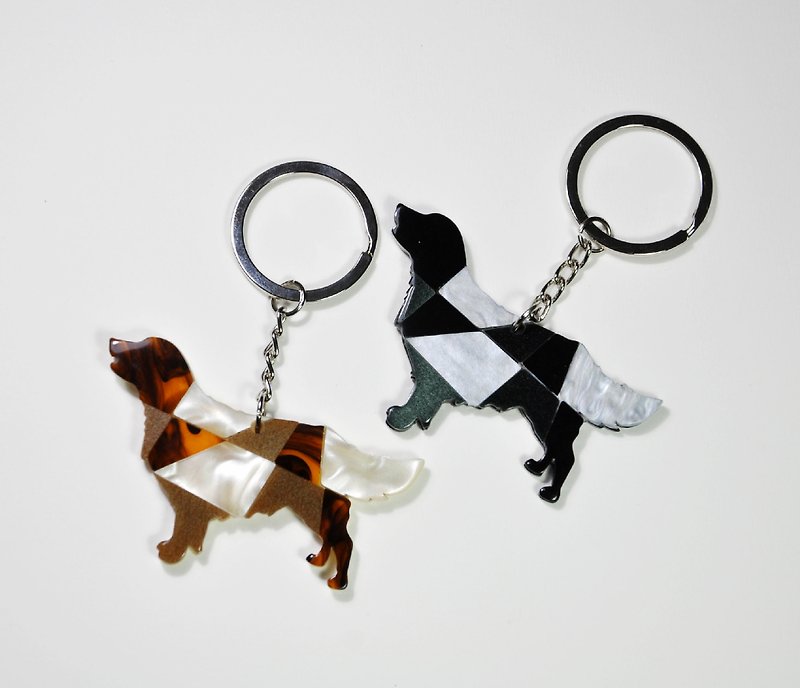 Hound < mosaics key ring > - Charms - Plastic 