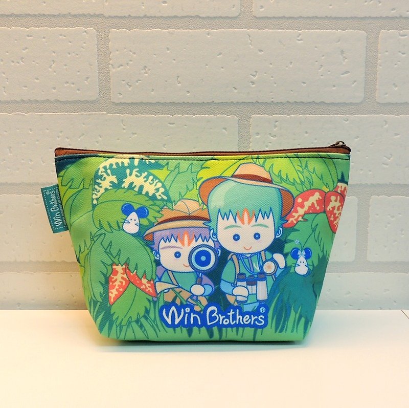 WinBrothers explore Tote Bag - กระเป๋าเครื่องสำอาง - วัสดุอื่นๆ สีเขียว