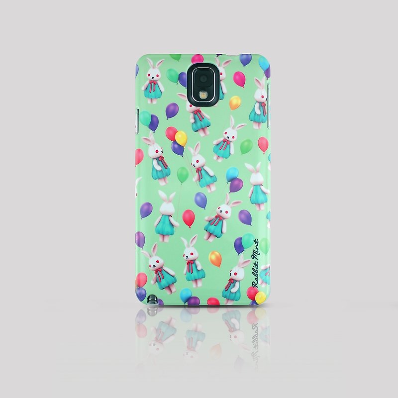 (Rabbit Mint) 薄荷兔手機殼 - 布瑪莉汽球系列 Merry Boo - Samsung Note 3 (M0010) - 手機殼/手機套 - 塑膠 綠色
