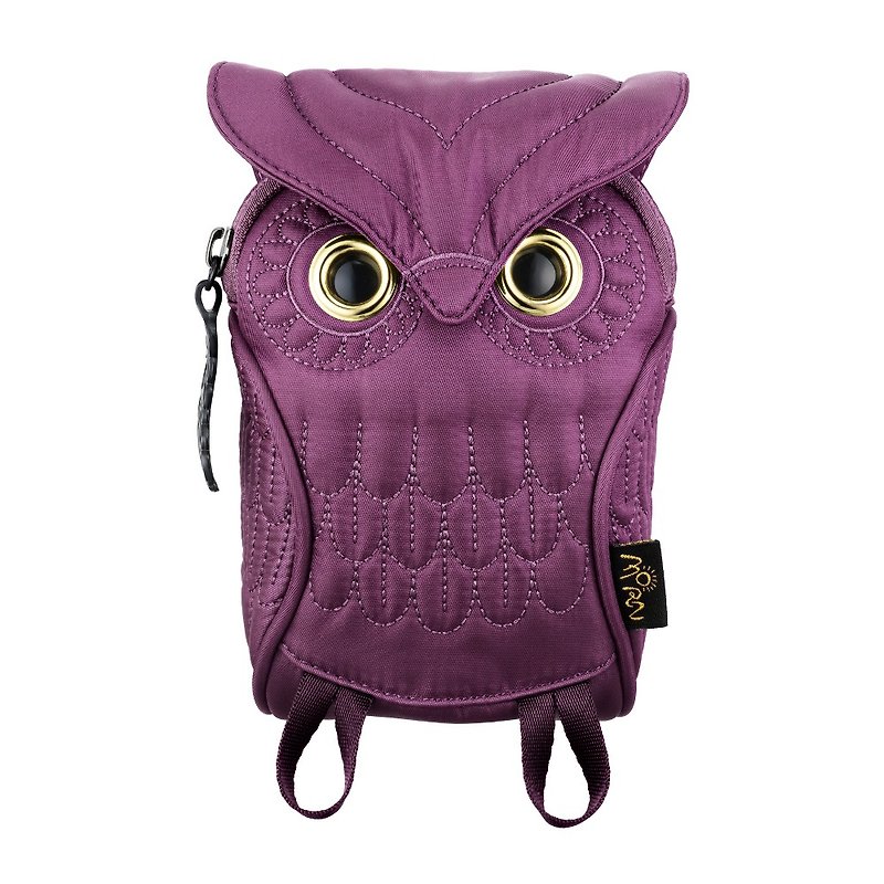 Morn Creations Genuine Owl Phone Case (S) - Purple - อื่นๆ - วัสดุอื่นๆ สีม่วง