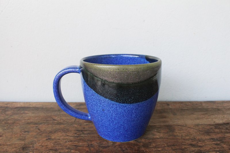  藍色憂鬱海380c.c - 咖啡杯/馬克杯 - 其他材質 藍色