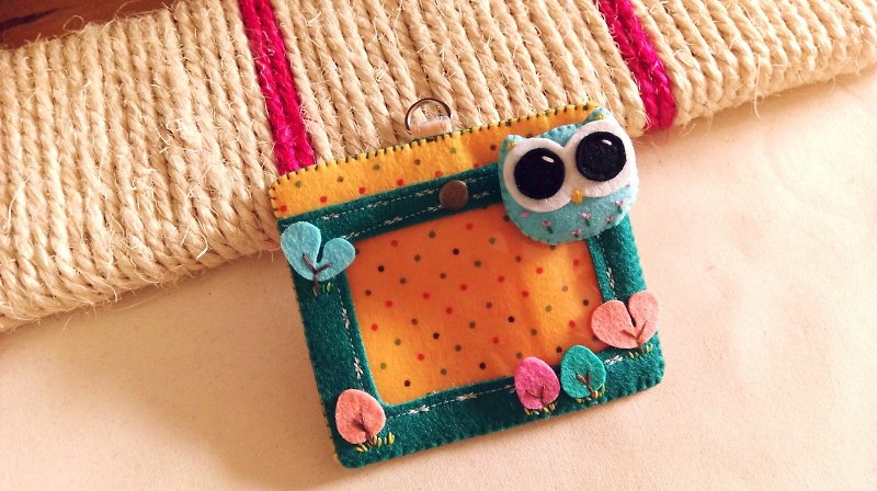 Non-woven ~ ID Cover ~ Owl Style - Other - Other Materials Multicolor